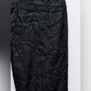 Zara NWT Mid Waist Wrinkle Effect Jeans